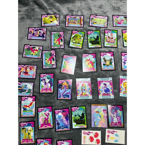 My Little Pony Cards Trading Cards CGG CCG Holo Stickers Set Lot Of 105 - Picture 12 of 13